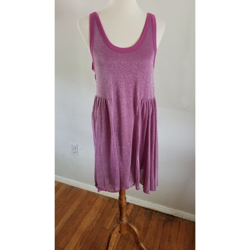 NWOT Pink Glitter Dress